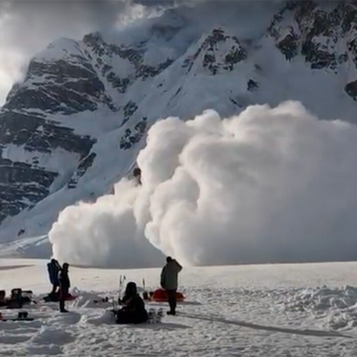 Watch This Avalanche Plow Through Camp in Denali National Park