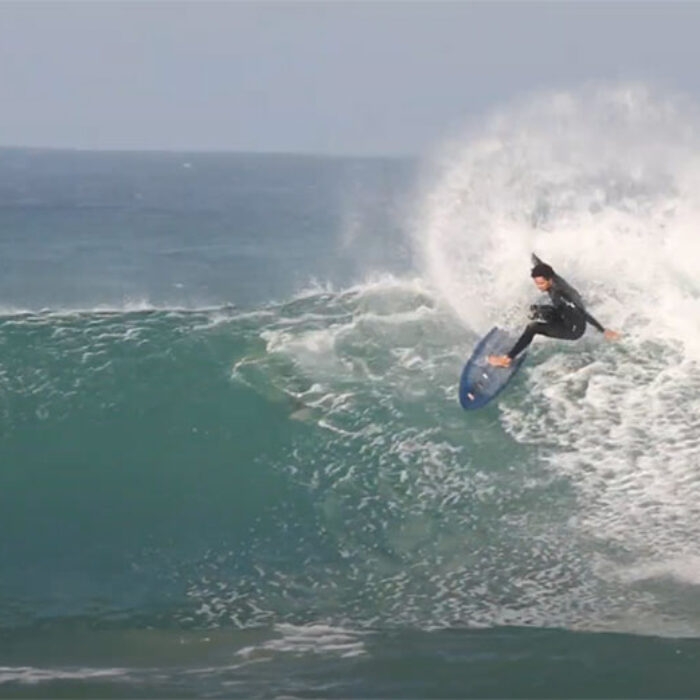 Mikey February surfing J-Bay