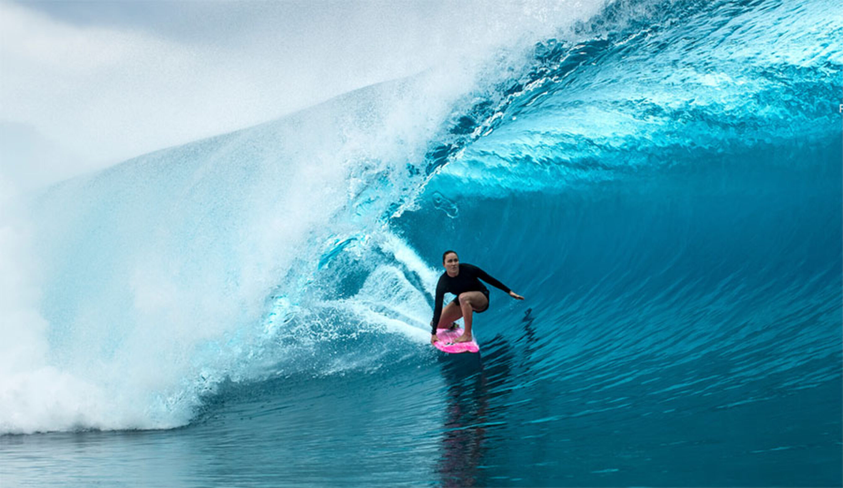 Carissa Moore, surfing similar conditions to what we hope to see at the 2024 Olympics