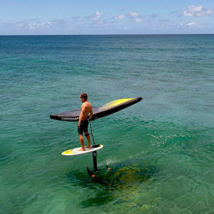 wing foil surfing by Keahi de Aboitiz
