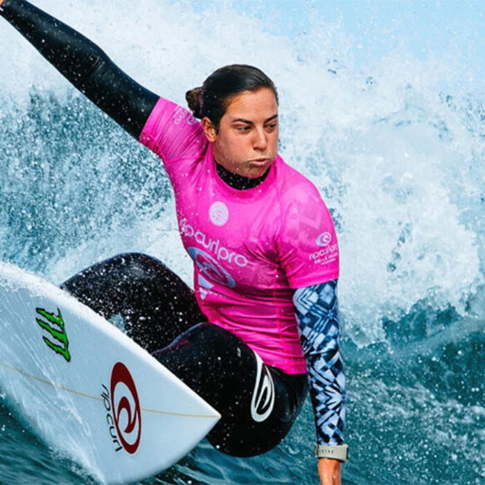 Tyler Wright surfing