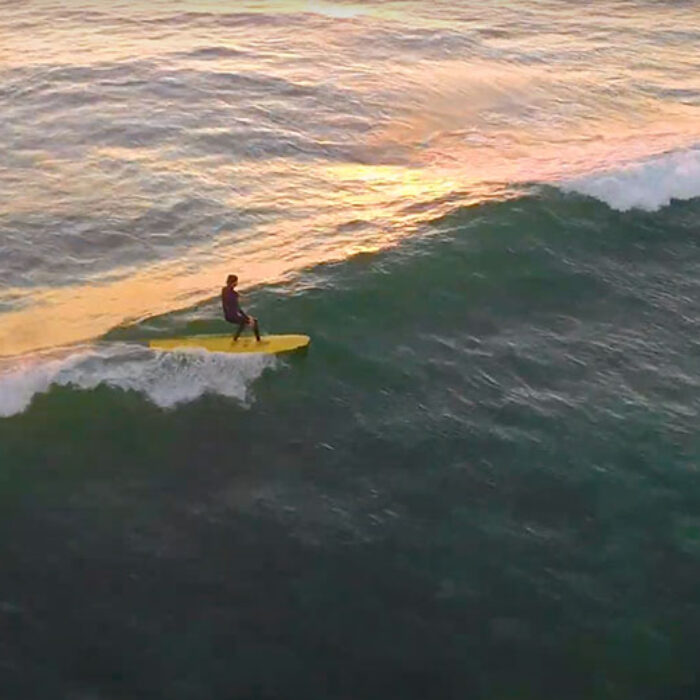 Corey Colapinto surfing in Mexico