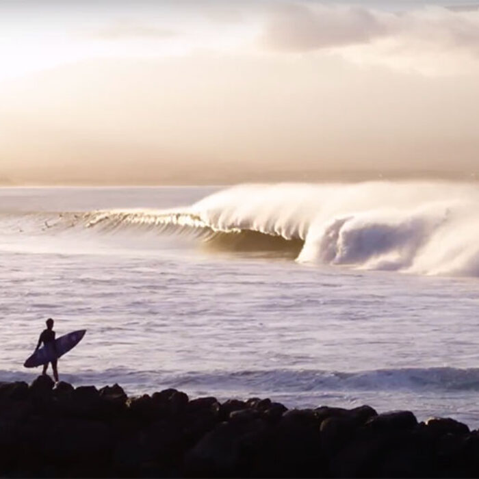 Kai Lenny surfing Freight Trains