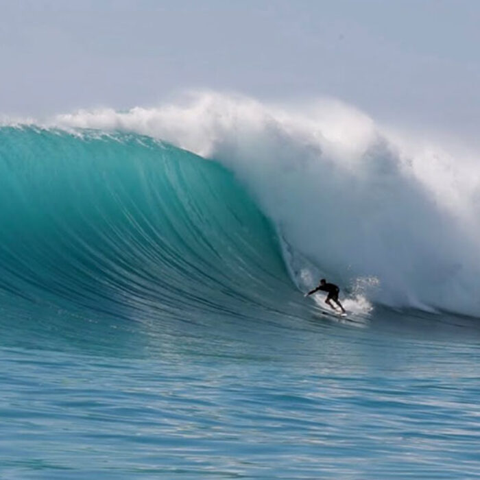 Nathan Florence surfing Lance's Right