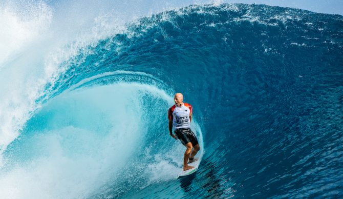 Nathan Hedge at Teahupo'o