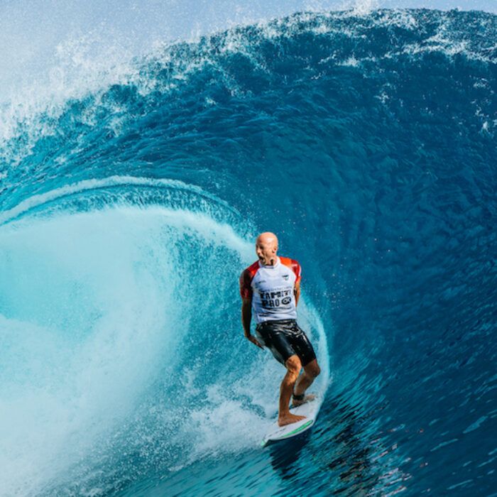 Nathan Hedge at Teahupo'o