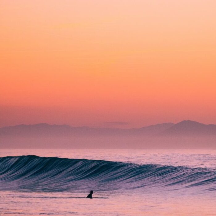 Sunset Surf by Seb Picaud