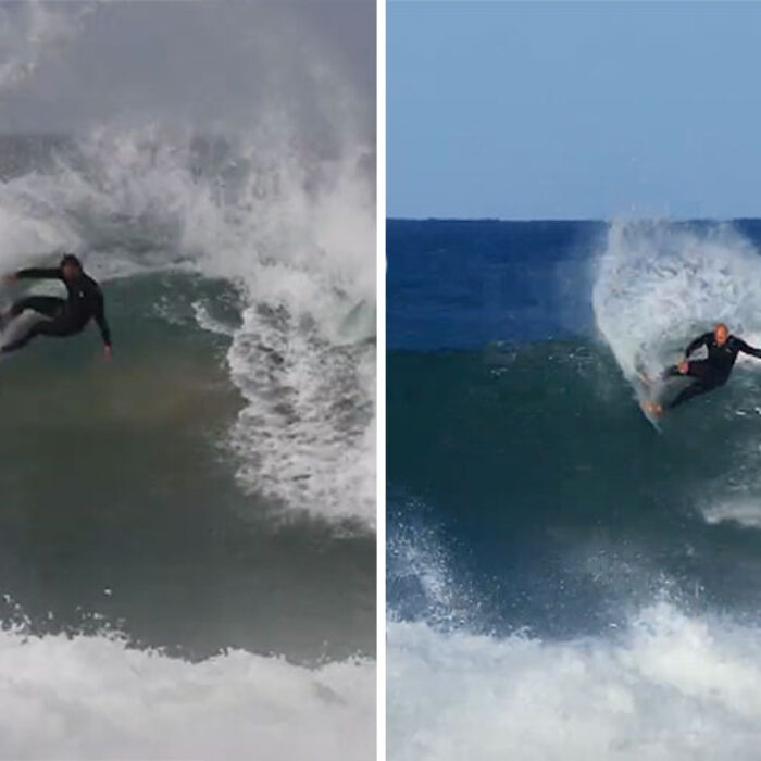 Kelly Slater surfing j-bay