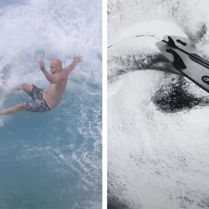 Todd Glaser photographing Kelly Slater