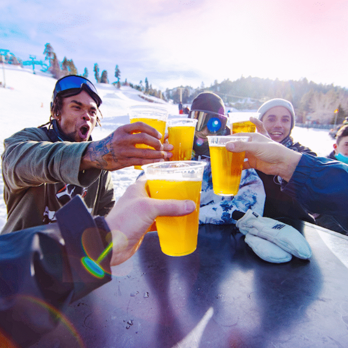 Beers with the crew Ikon Pass