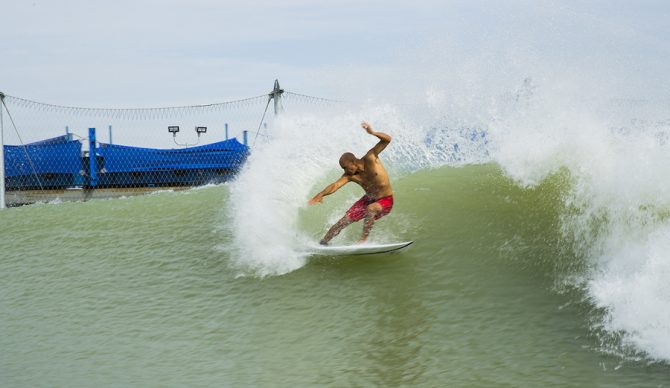 Kelly Slater at the Surf Ranch