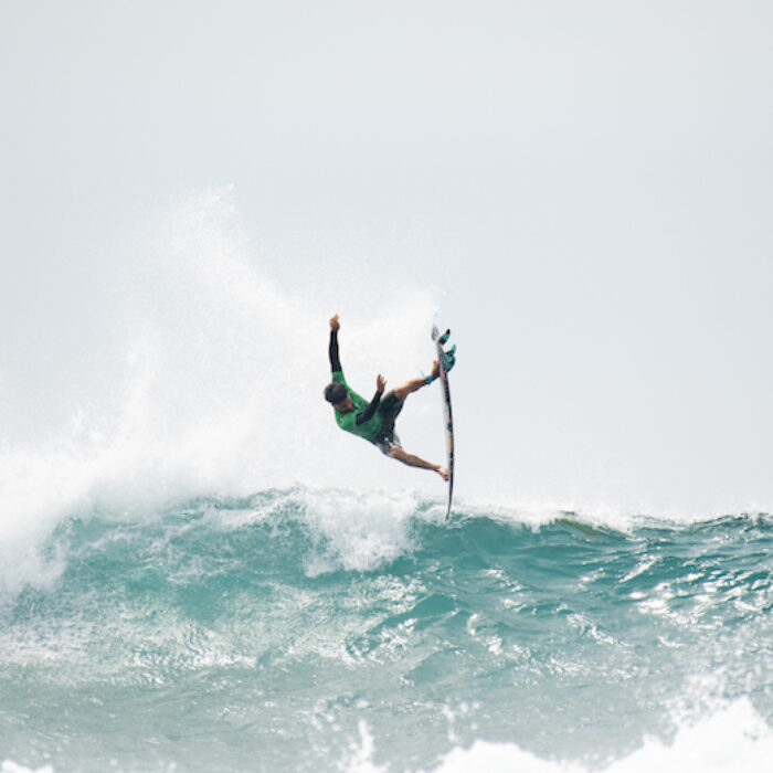 italo surfs at the WSL Finals at Lower Trestles