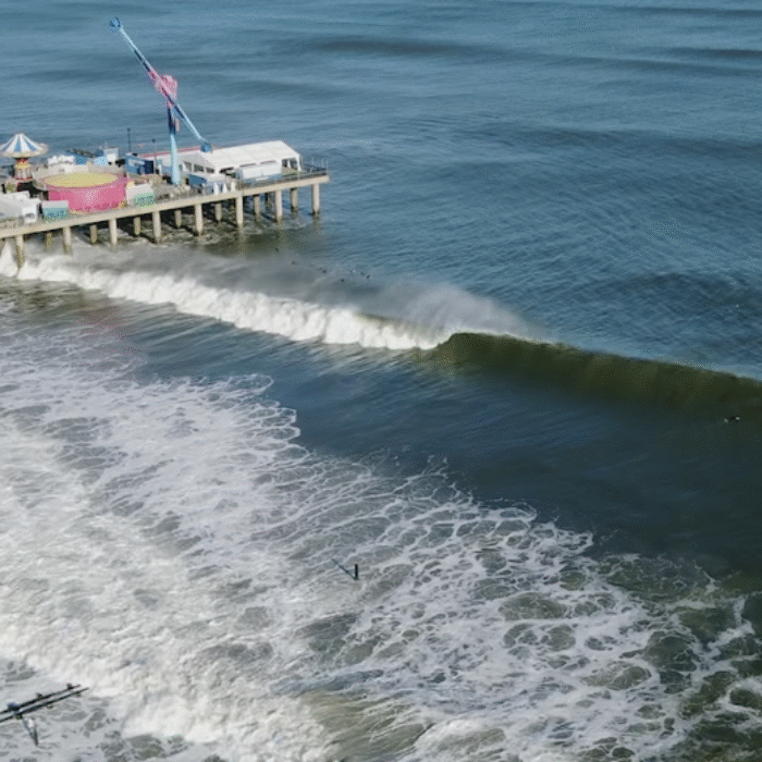 Hurricane Fiona at the Atlantic City Pier
