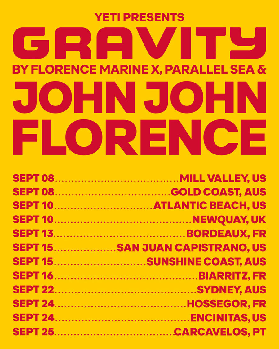 John John Florence Gravity tour dates