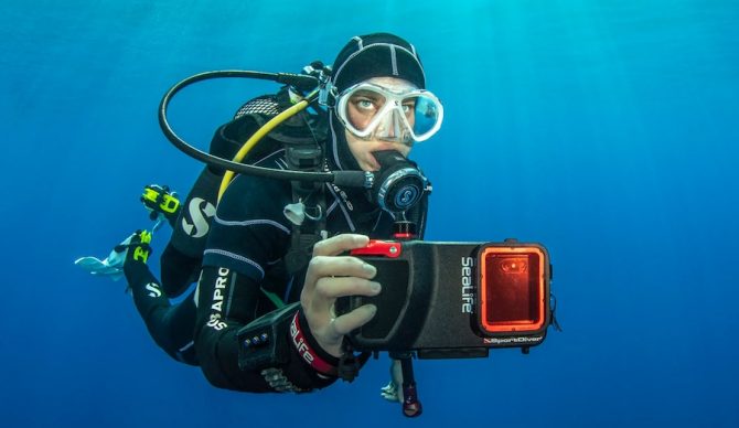 Sea Life Sport Diver Phone case