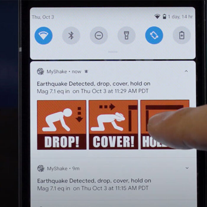 MyShake app alerts users to earthquakes