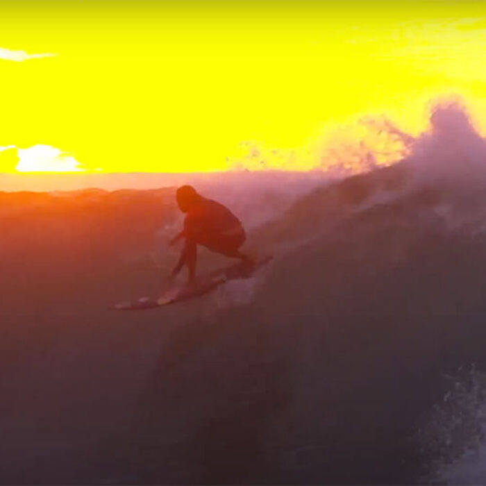 Kai Lenny surfing at Honolua Bay