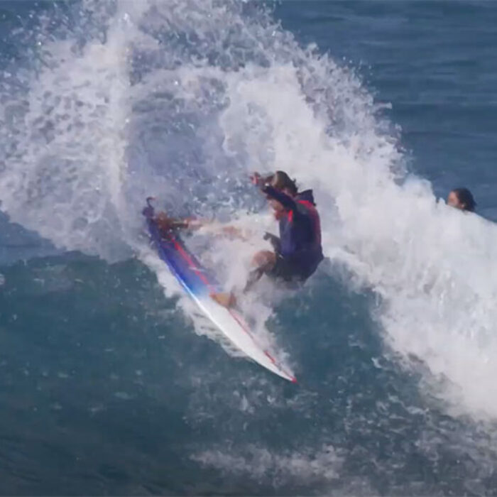 Kai Lenny surfing on Maui