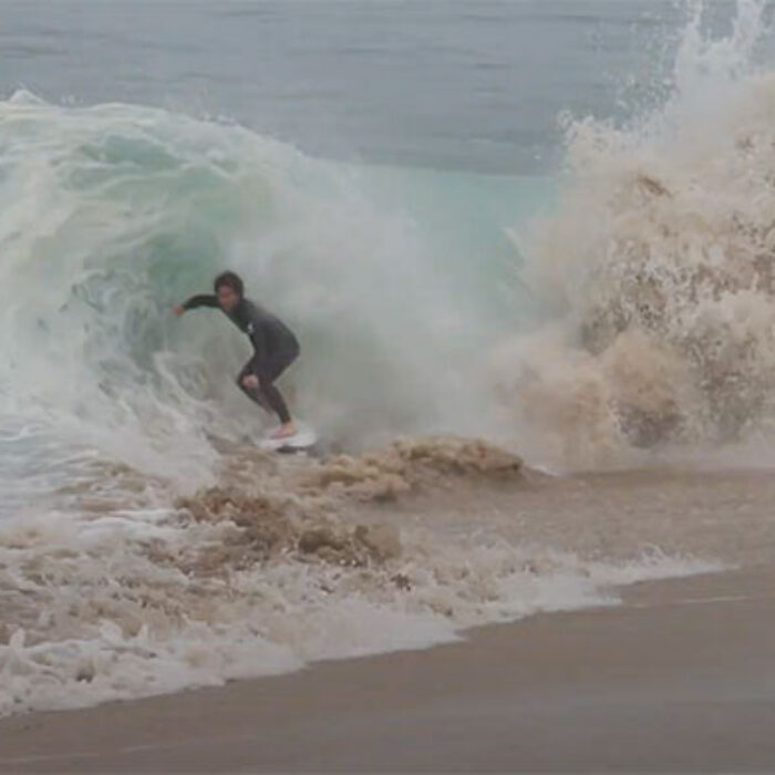 mason ho surfing the wedge