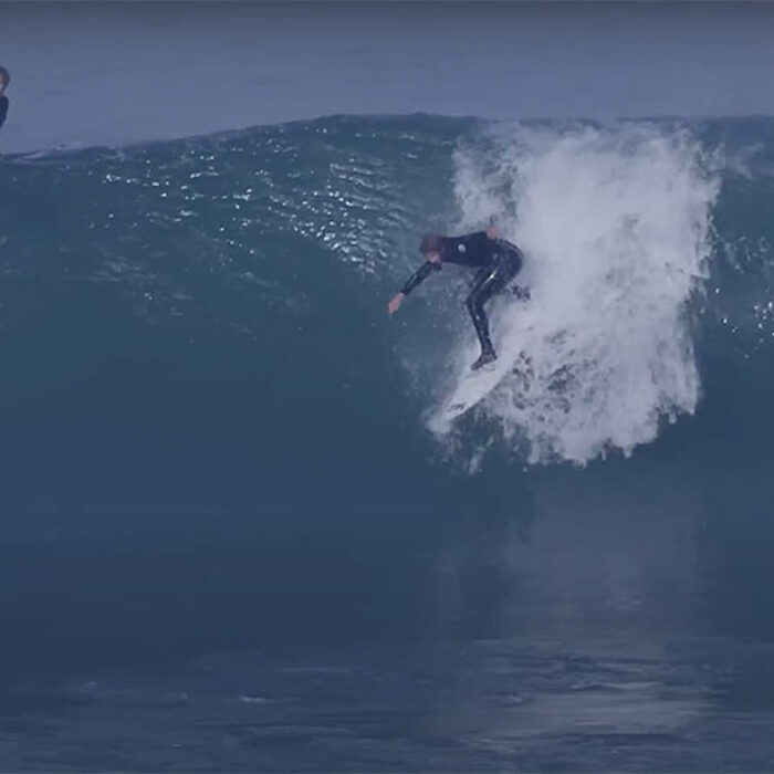Nathan Florence surfing the Cave