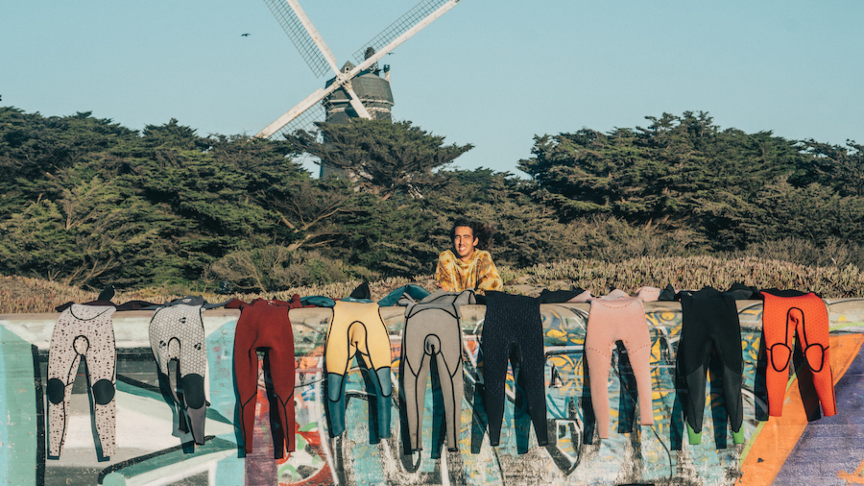 Wetsuit lineup