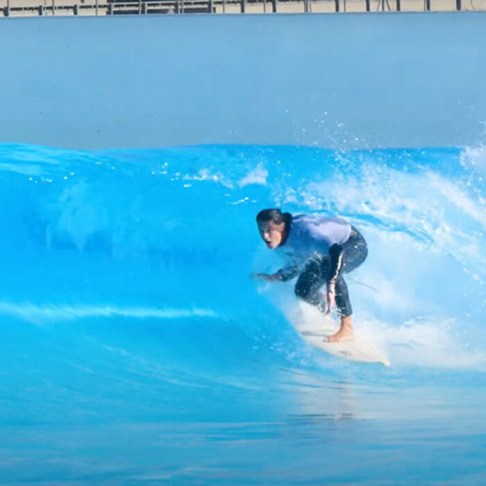 Jackson Lebsack surfing