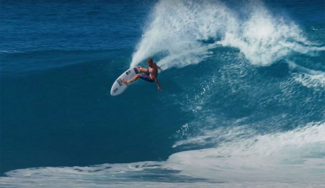 John John Florence surfing