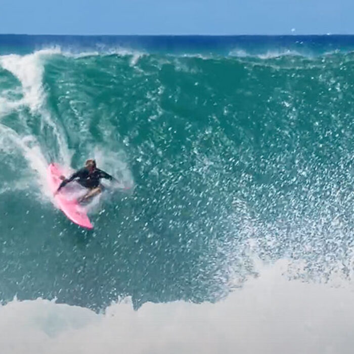 Jamie O'Brien surfing Pipeline