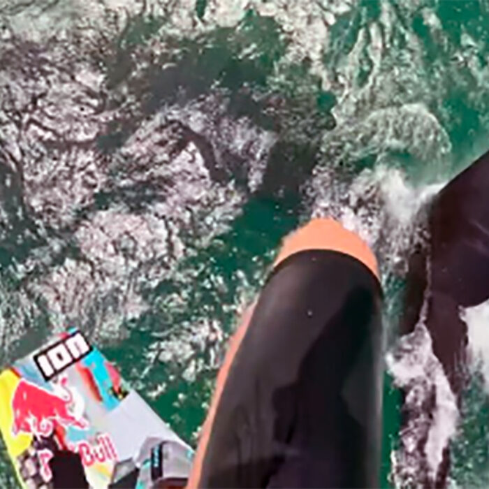 Watch This Kiteboarder Catch Air Over Whale