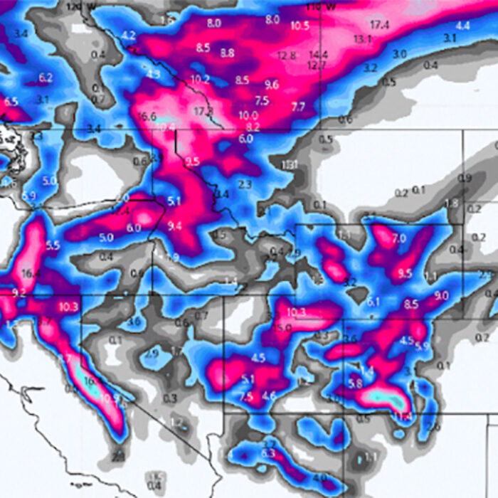 Set of Storms to Bring Feet of Snow to the Western U.S.