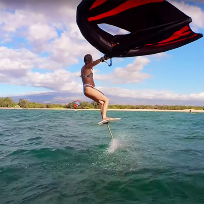 This Follow Cam Shows Just How Fun Wing Foiling Is