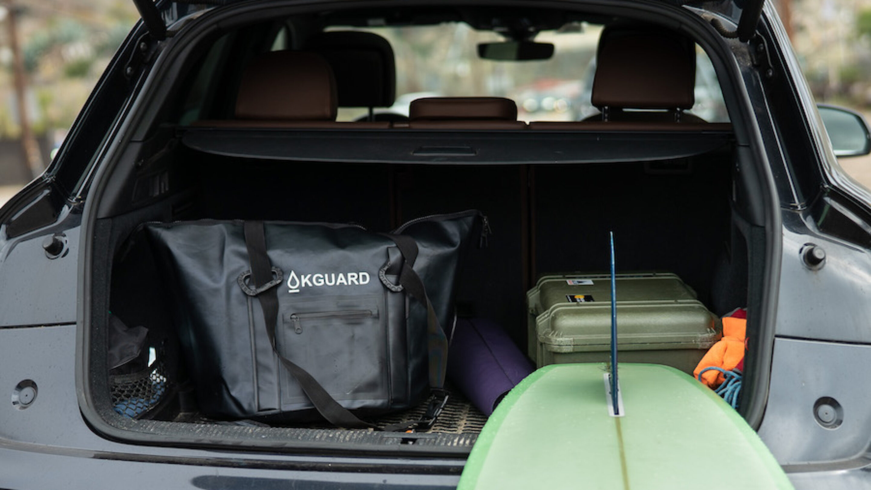 The KGUARD SoftCube for storing wetsuit and surf gear
