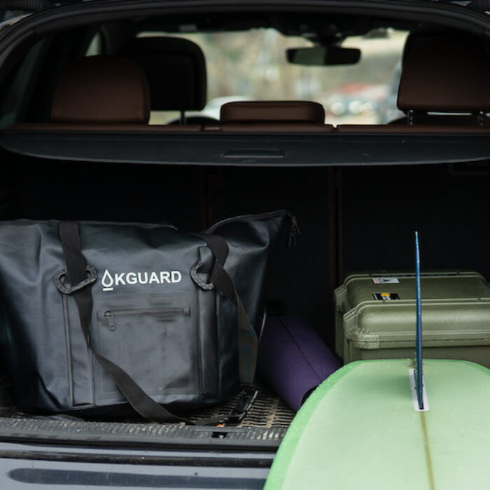 The KGUARD SoftCube for storing wetsuit and surf gear