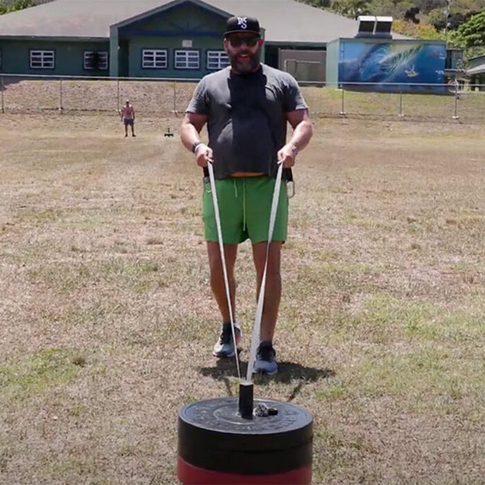 Bert Kreischer working out