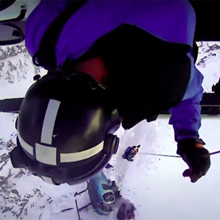 A Helicopter Crashed in the Utah Mountains and This Footage Captured the Intense Rescue