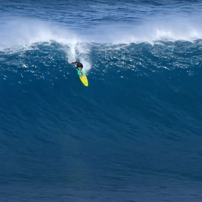 Christmas Eve big wave surfing at Jaws