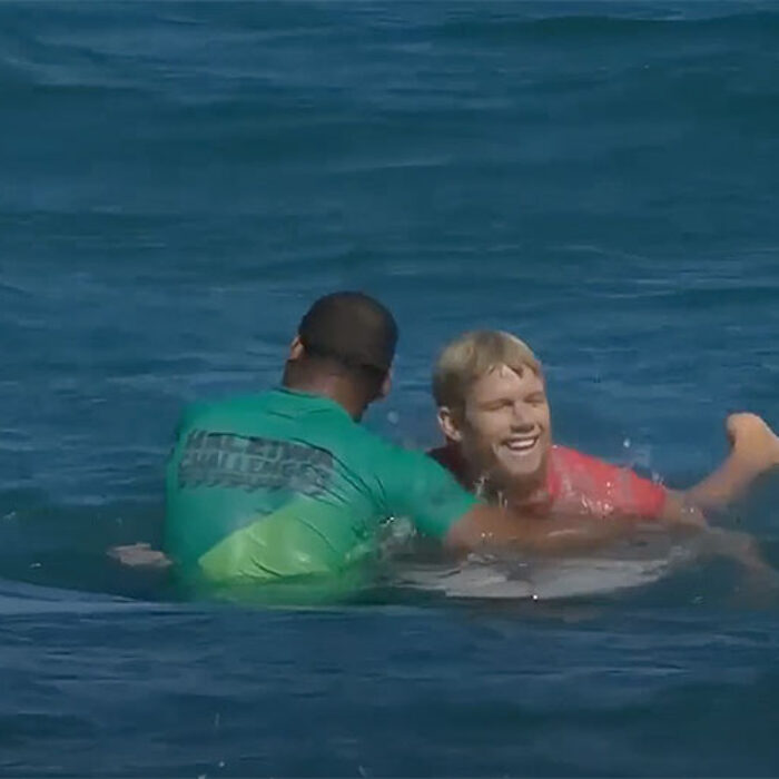 John John Florence surfing in Haleiwa Challenger
