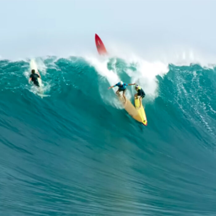 Justine Dupont Took a Serious Wipeout After This Crazy Drop-in at Jaws