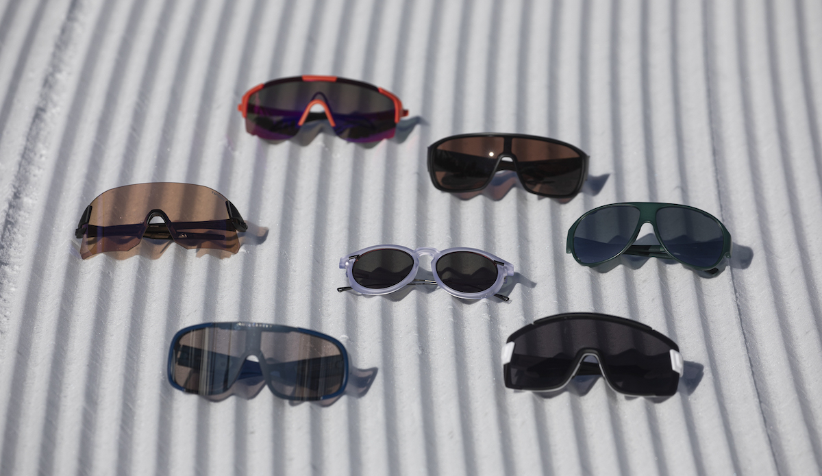 Sunglasses for Skiing lineup on the snow