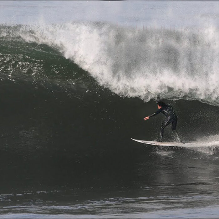 Los Angeles Surfers Were Treated to Barrels for the New Year