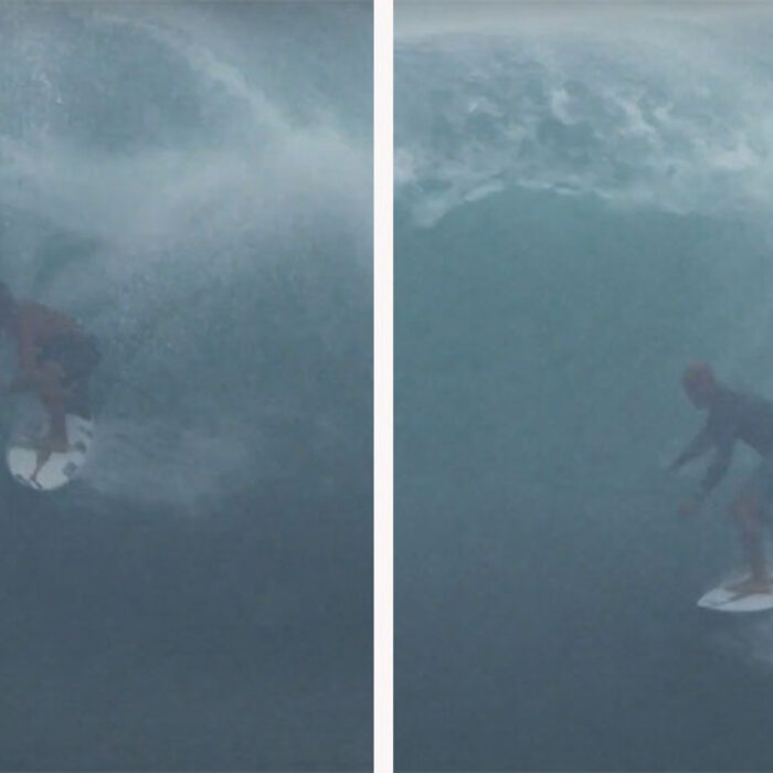 Kelly Slater and Jackson Dorian in Barbados