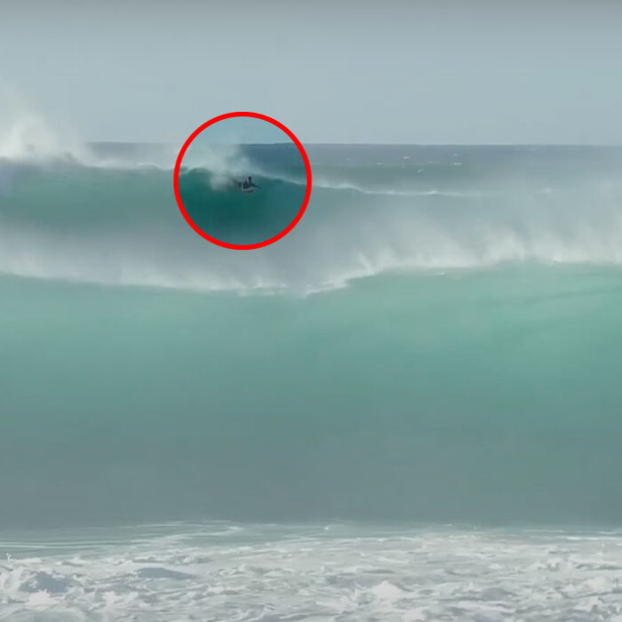 Mark Healey surfing Pipeline