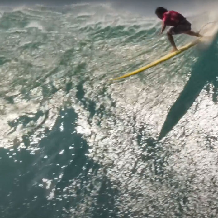 Mason Ho surfing at the Eddie
