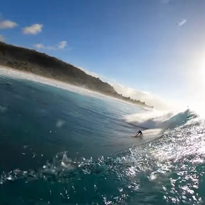 Nathan Florence surfing Pipeline