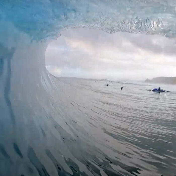 Koa Smith surfing Pipeline