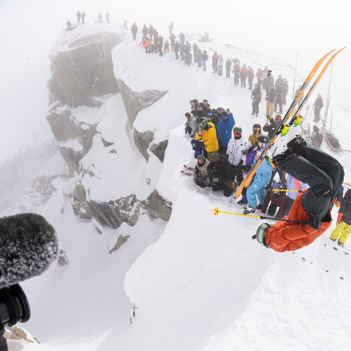 Jake Hopfinger double backflip at Corbet's