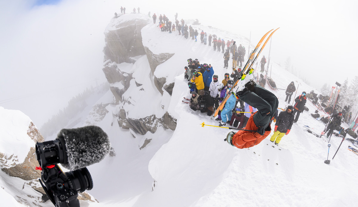 Jake Hopfinger double backflip at Corbet's
