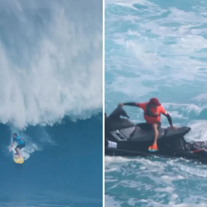 Albee Layer after Jaws wipeout
