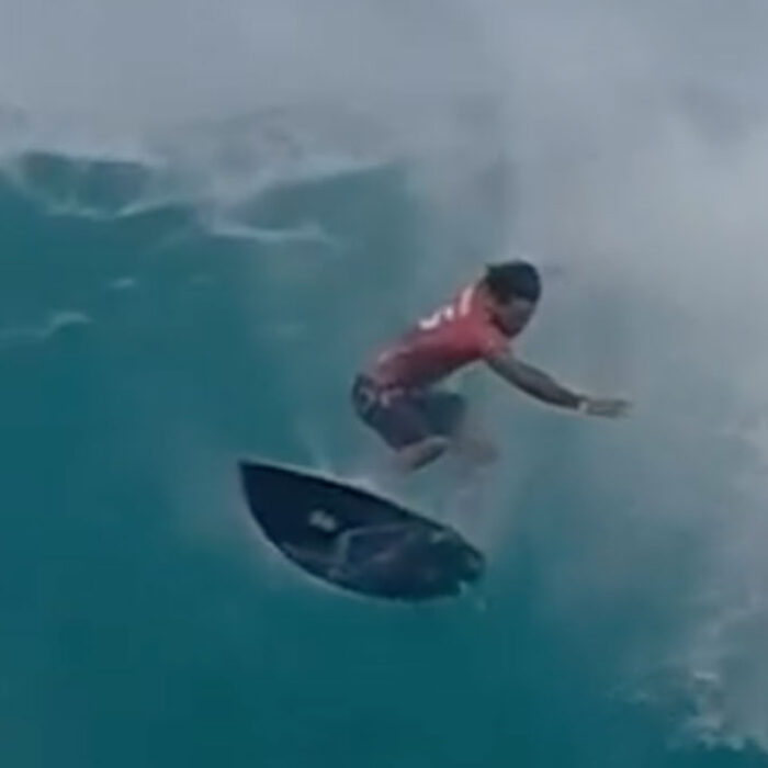 Italo Ferreira surfing at Sunset
