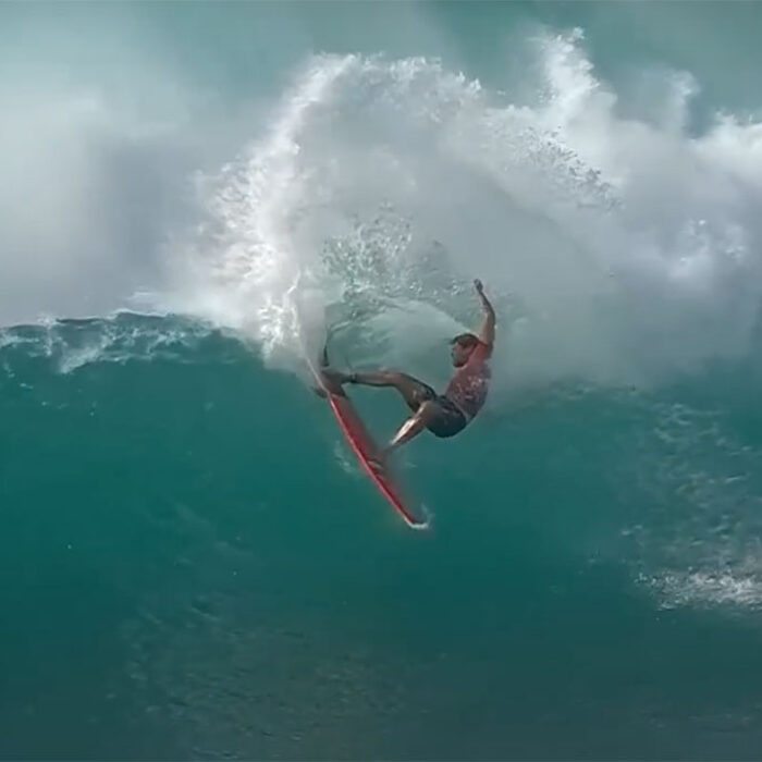 John John Florence surfing at Sunset